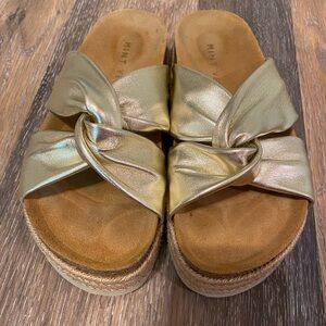 Beautiful Mint Velvet platform sandals size 36